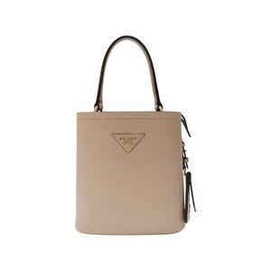 PRADA Panier Bag Handbag Shoulder Saffiano Leather Classic